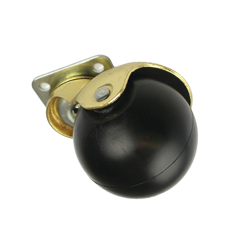Monarch Hard Rubber Ball Casters - Various Mounting Options (C405)