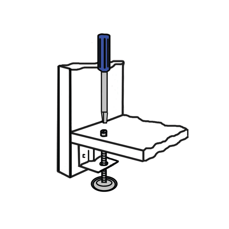 Slotted-Top-Swivel-Base Adjuster