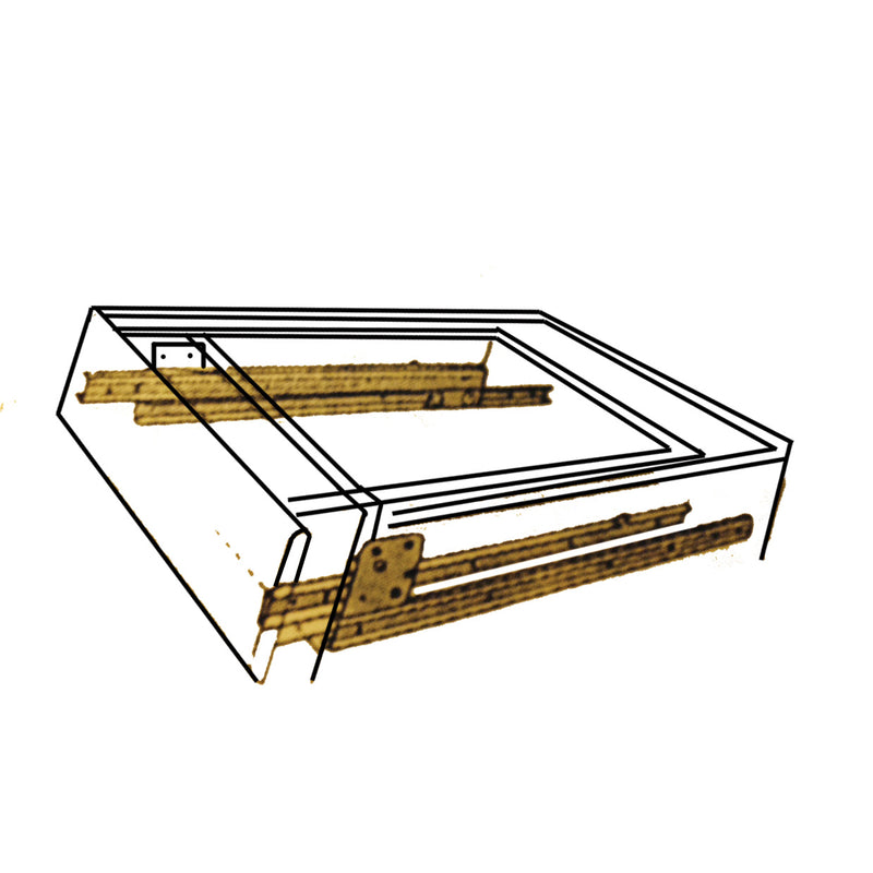 Steel Drawer Slides (3/4 Extension)