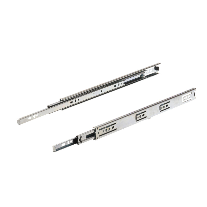 Full-Extension Telescope Side-Mounted Drawer Slides - Free Closing