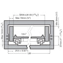Full-Extension Soft Close Undermount Drawer Slides