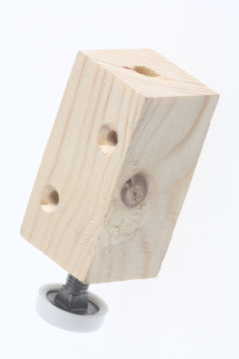 Height Adjustable Glide with Pre-Drilled Wood Block