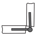 Finial Tipped Knock-In Lift-Off Hinges