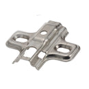 Mounting Plate - Clip-on simple Steel plate with vertical adjustment