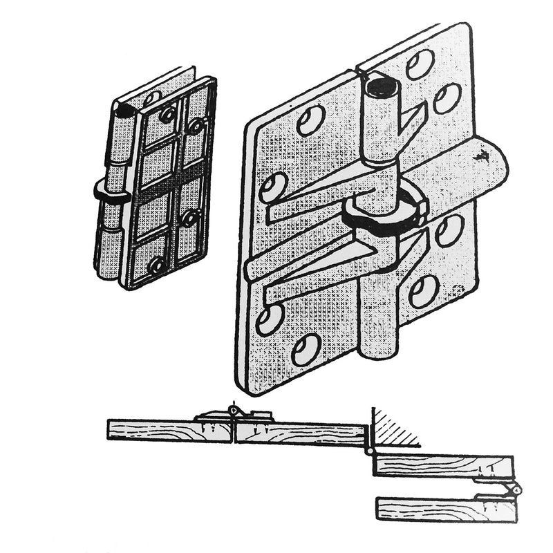 Double Locking Bi-Fold Hinge
