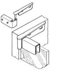 Lift-Off Inset Glass Door Hinge