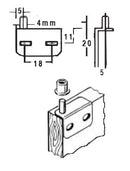 Flush Door Concealed Pivot Hinge