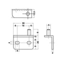 Flush Door Concealed Pivot Hinge