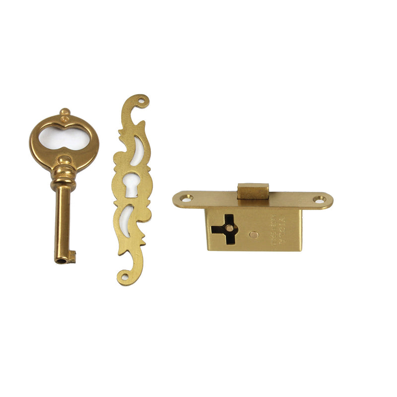 Half Mortise Lock and Key