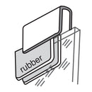 Glass Door Strike Plate