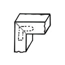 Nylon Right-Angle Miter Dowel