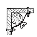 Table Apron Leg Brackets