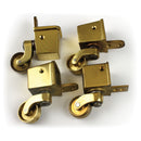 Solid Brass Square Toe Socket Caster