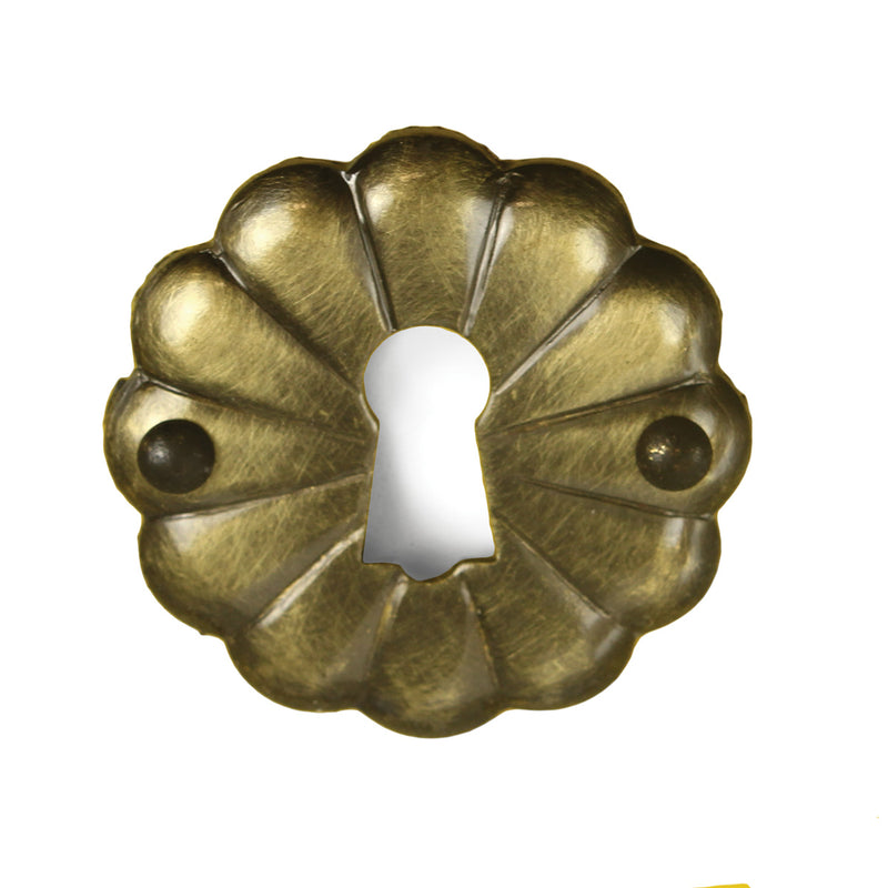 Solid Brass Keyhole Escutcheons