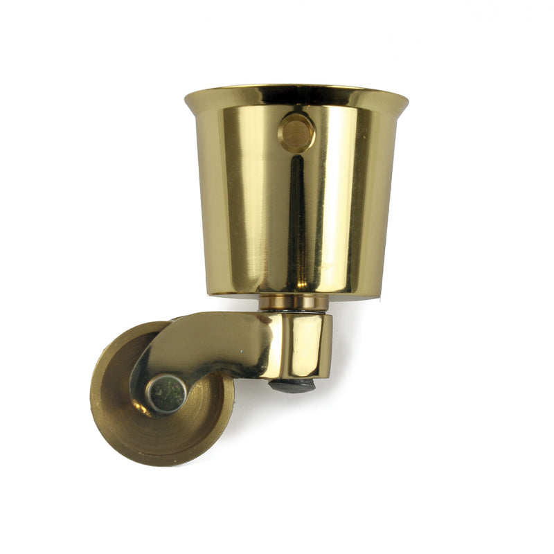 Solid Brass Round Socket Caster