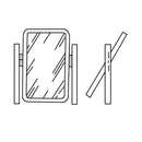 Mirror Movement Wedge Mount Bracket