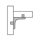 Shelf Rest With Two Pins