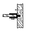 Locking Glass Shelf Support