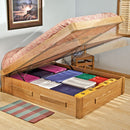 Complete Storage Bed Solution with Frame and Slats