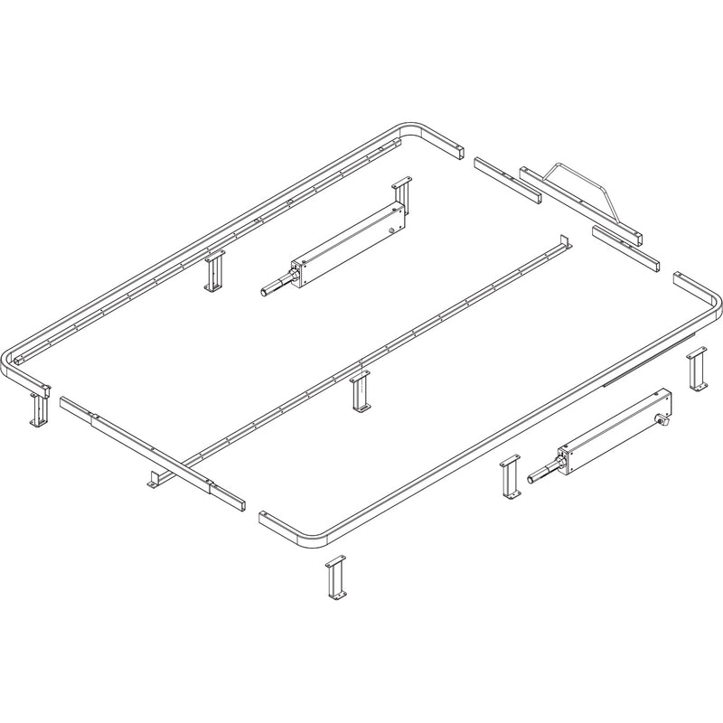 Vertically Descending Wall Bed Manual Foot