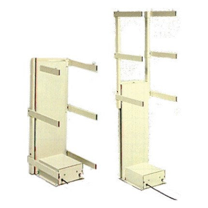 "Small Footprint" Electric Lifts For 3 Shelves